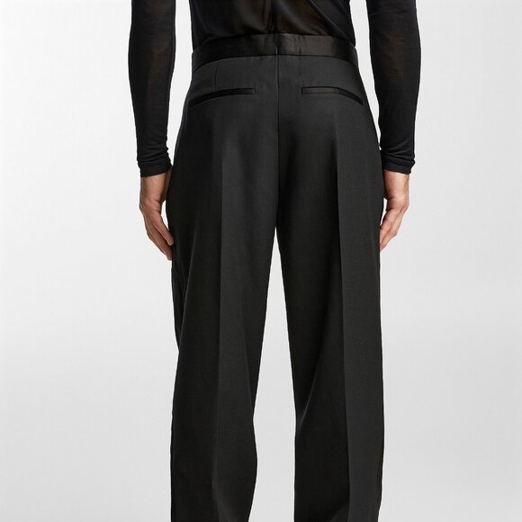 BNWT AW24 LOUIS GABRIEL NOUCHI PLEATED TUXEDO PANTS L - Picture 10 of 10